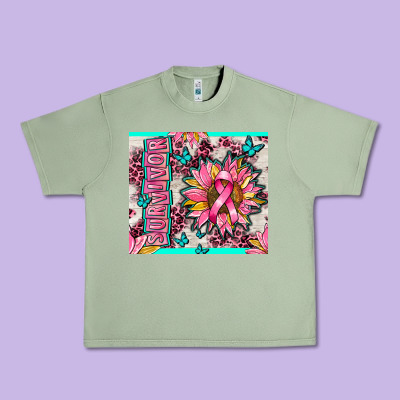 Survivor Breast Cancer Urban Heavy Tee Designed By Adodesignshop