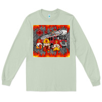 Matcha fire truck gnomes Long Sleeve Tee - Artiststas