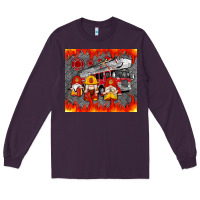 Plum fire truck gnomes Long Sleeve Tee - Artiststas