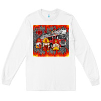 White fire truck gnomes Long Sleeve Tee - Artiststas