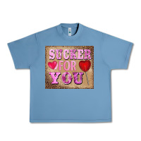 Pebble Blue valentine's day sucker for you Urban Heavy Tee - BarkalooDesign