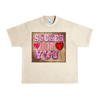 Valentine's Day Sucker For You Urban Heavy Tee | Teevron