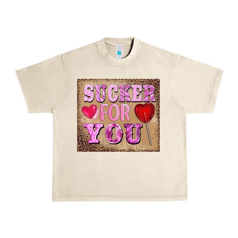 Valentine's Day Sucker For You Urban Heavy Tee by BarkalooDesign | Teevron