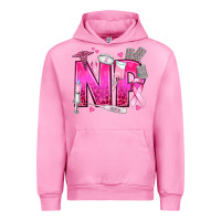 Fuchsia Pink breast cancer np nurse practitioner Urban Hoodie - texasbilliewilder