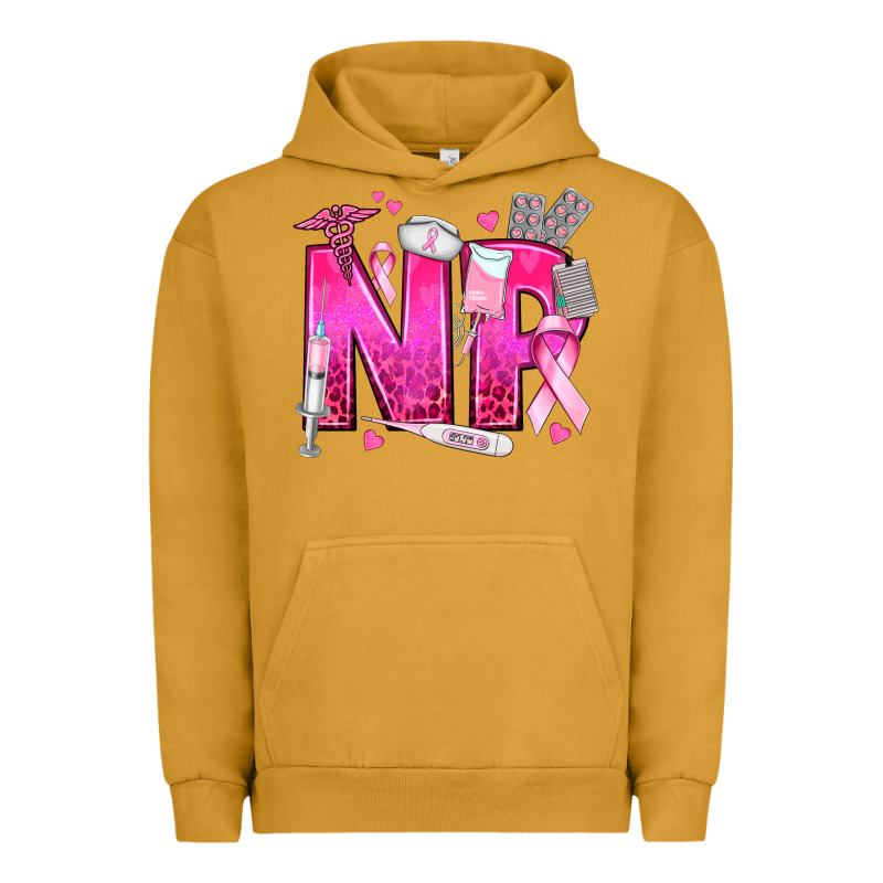 Breast Cancer Np Nurse Practitioner Urban Hoodie by texasbilliewilder | Teevron