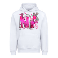 White breast cancer np nurse practitioner Urban Hoodie - texasbilliewilder
