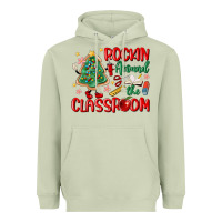 Matcha rockin around the clasroom teacher Heavyweight Hoodie - MaliasSmallBusiness