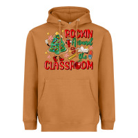 Meerkat rockin around the clasroom teacher Heavyweight Hoodie - MaliasSmallBusiness