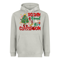 Moon Dust rockin around the clasroom teacher Heavyweight Hoodie - MaliasSmallBusiness