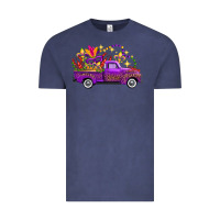 Vintage Denim mardi gras truck Vintage Tee - FaDigitalArtStudio