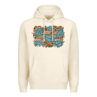 Tofu gemstone wood leopard background Premium Hoodie - AdoDesignShop
