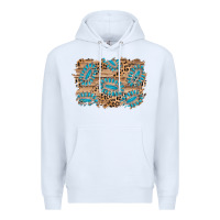 White gemstone wood leopard background Premium Hoodie - AdoDesignShop