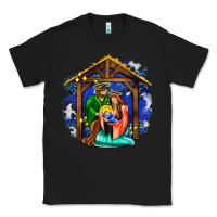 Black jesus and mary with god Classic Tee - AdoDesignShop