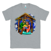 Heather Grey jesus and mary with god Classic Tee - AdoDesignShop