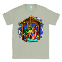 Matcha jesus and mary with god Classic Tee - AdoDesignShop