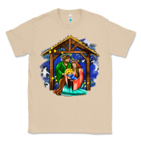Mushroom jesus and mary with god Classic Tee - AdoDesignShop