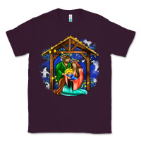 Plum jesus and mary with god Classic Tee - AdoDesignShop