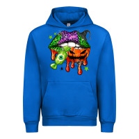 Cobalt Halloween lips Urban Hoodie - NancyCooperArtShop