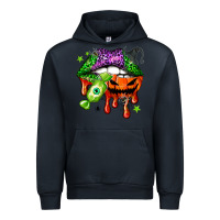 Navy Halloween lips Urban Hoodie - NancyCooperArtShop