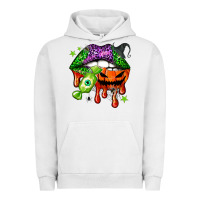 Pigment Lunar Rock Halloween lips Urban Hoodie - NancyCooperArtShop