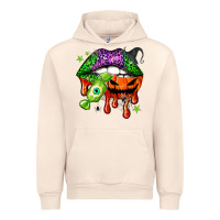 Sandshell Halloween lips Urban Hoodie - NancyCooperArtShop
