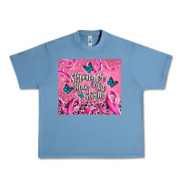 Pebble Blue stronger than the stormcancer Urban Heavy Tee - AdoDesignShop