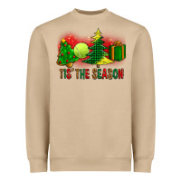 Tis The Season Christmas With Tennis Ball And Tree Cookie Heavyweight Sweatshirt | Teevron