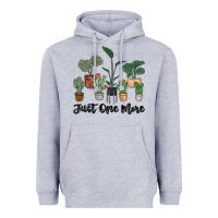 Heather Grey just one more plant Heavyweight Hoodie - MaliasSmallBusiness