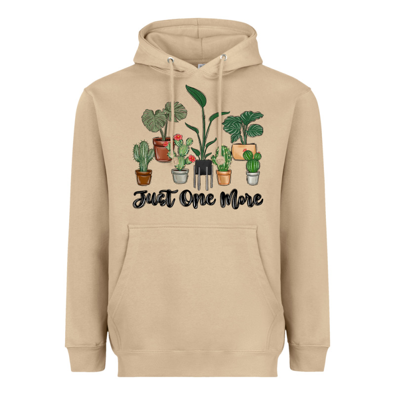 Just One More Plant Heavyweight Hoodie by MaliasSmallBusiness | Teevron