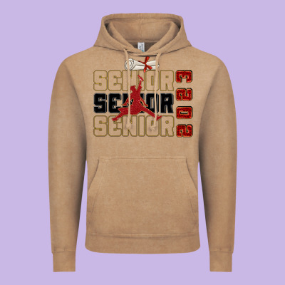Senior Senior Senior 2023 Vintage Hoodie Designed By Zillion Design Studio