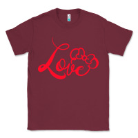 Burgundy Minnie Mouse Classic Tee - CowhideDigitalArt