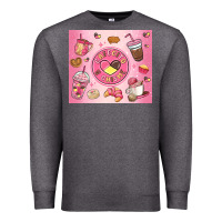 Charcoal Heather cafecito y chisme Premium Sweatshirt - MaliasSmallBusiness