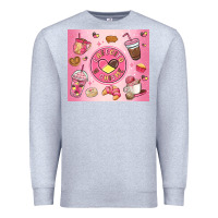 Heather Grey cafecito y chisme Premium Sweatshirt - MaliasSmallBusiness