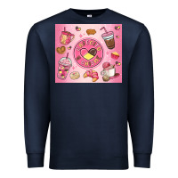 Navy cafecito y chisme Premium Sweatshirt - MaliasSmallBusiness