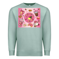 Seafoam cafecito y chisme Premium Sweatshirt - MaliasSmallBusiness