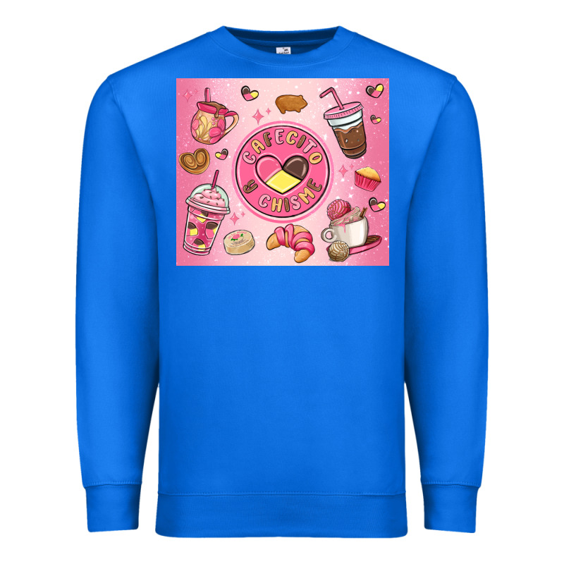 Cafecito Y Chisme Premium Sweatshirt by MaliasSmallBusiness | Teevron