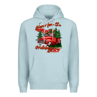 Blue Mist home for the holidays michigan Premium Hoodie - BarkalooDesign