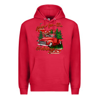 Cardinal home for the holidays michigan Premium Hoodie - BarkalooDesign
