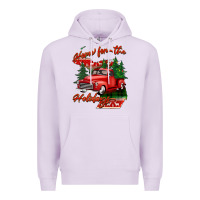 Lilac home for the holidays michigan Premium Hoodie - BarkalooDesign