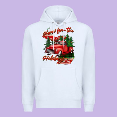 Home For The Holidays Michigan Premium Hoodie Designed By Barkaloodesign