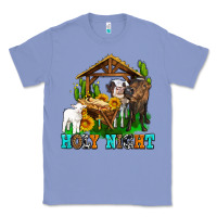 Colony Blue holy nıght cows and sunflowers Classic Tee - AdoDesignShop