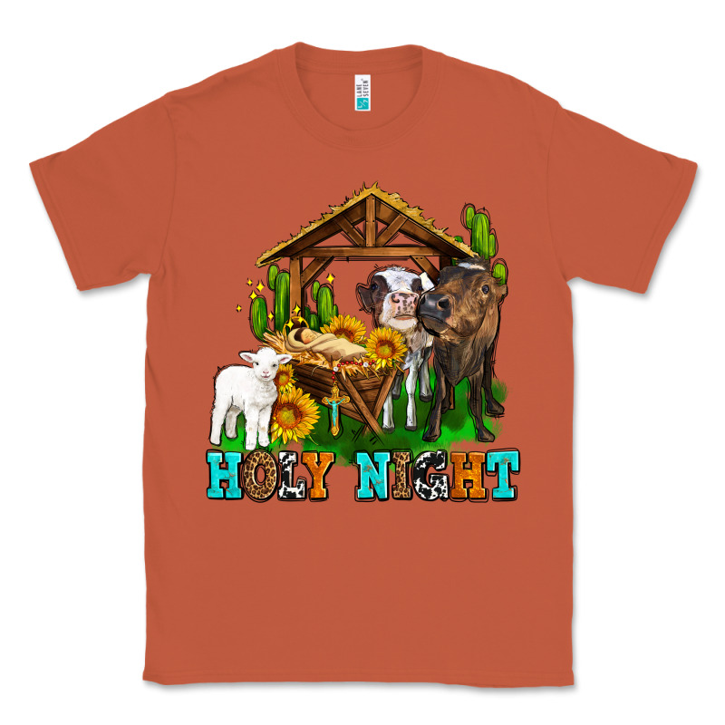 Holy Nıght Cows And Sunflowers Classic Tee by AdoDesignShop | Teevron