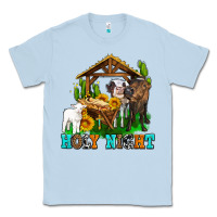 Dusty Blue holy nıght cows and sunflowers Classic Tee - AdoDesignShop