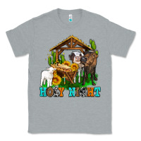 Heather Grey holy nıght cows and sunflowers Classic Tee - AdoDesignShop