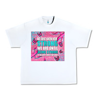 White pink ribbon cancer Urban Heavy Tee - AdoDesignShop