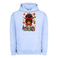 Pigment Grape Ice santa's favorite teacher afro messy bun Urban Hoodie - texasbilliewilder