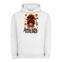 Pigment Lunar Rock santa's favorite teacher afro messy bun Urban Hoodie - texasbilliewilder