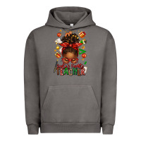 Pigment Tornado santa's favorite teacher afro messy bun Urban Hoodie - texasbilliewilder