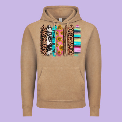 Western Brushstrokes Vintage Hoodie Designed By Cts Tumbler Store