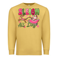Antique Gold sleigh all day Premium Sweatshirt - MaliasSmallBusiness